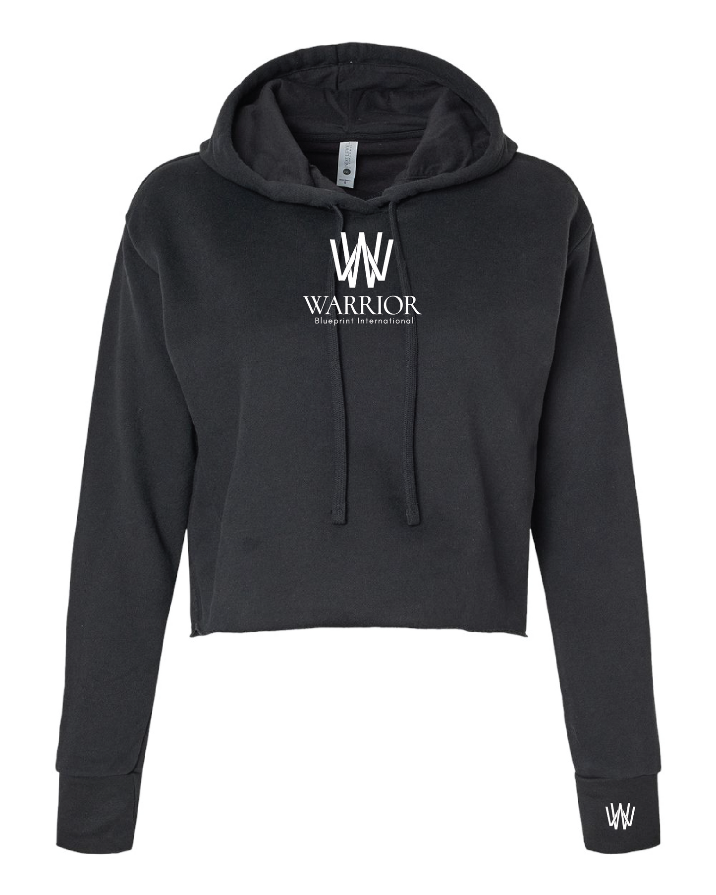 Warrior Blueprint Crop Hoodie