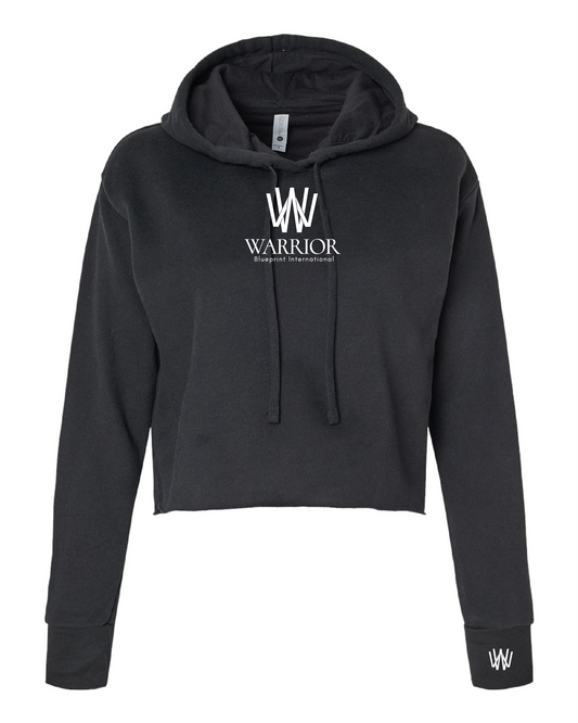 Warrior Blueprint Crop Hoodie